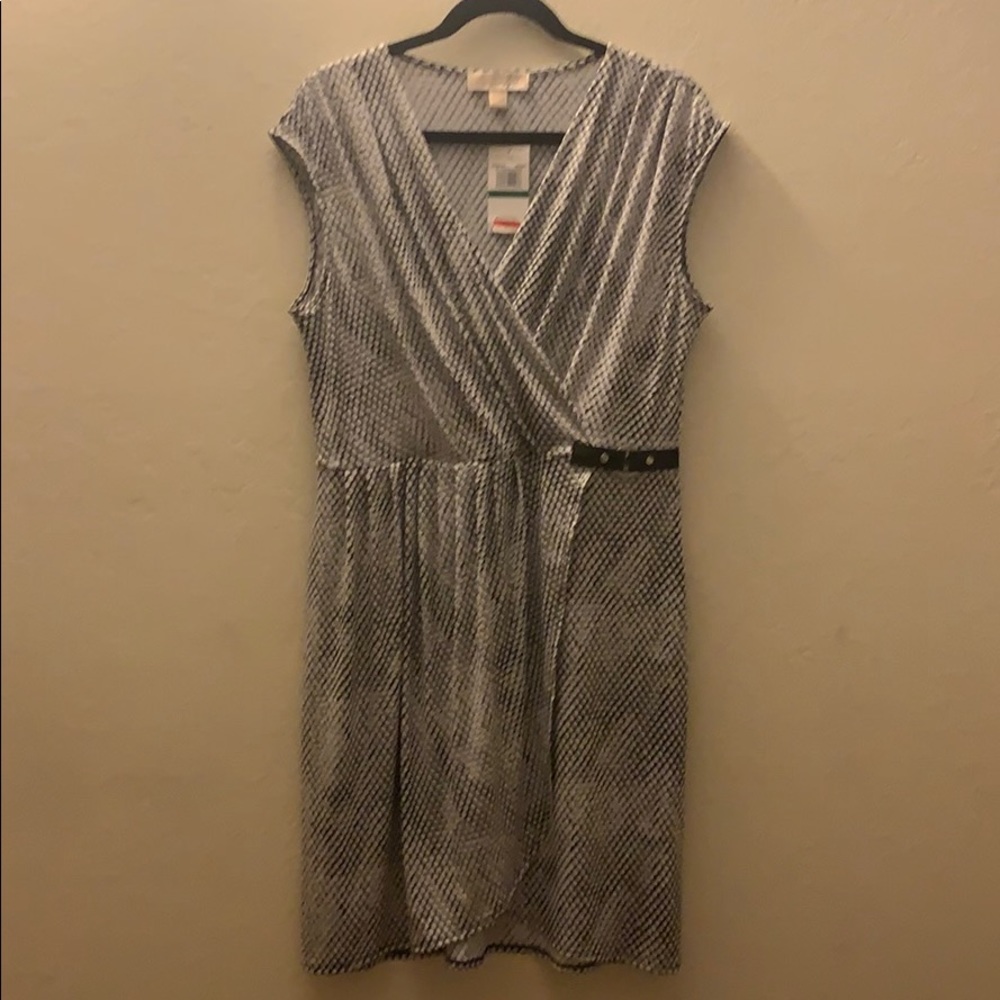 Michael Kors faux wrap dress size L